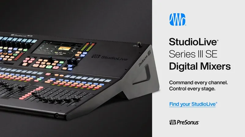 PreSonus StudioLive Series III SE · Launch