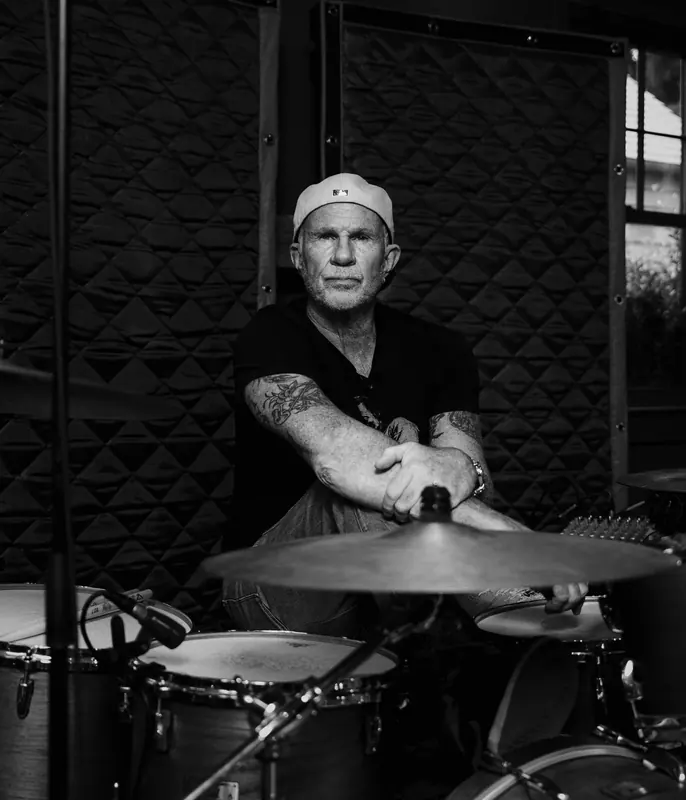 Chad Smith Portrait BW