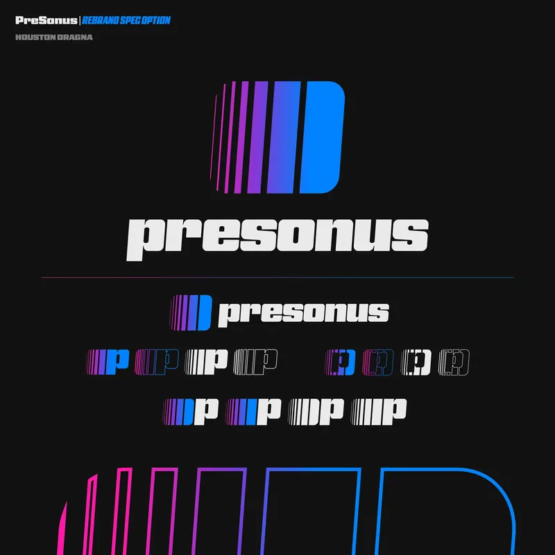 PreSonus Rebrand Spec Option - Houston Dragna