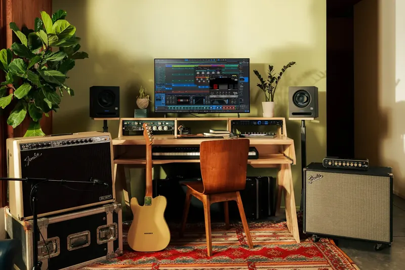 Nashville studio session captured for the Fender Studio Pro launch campaign