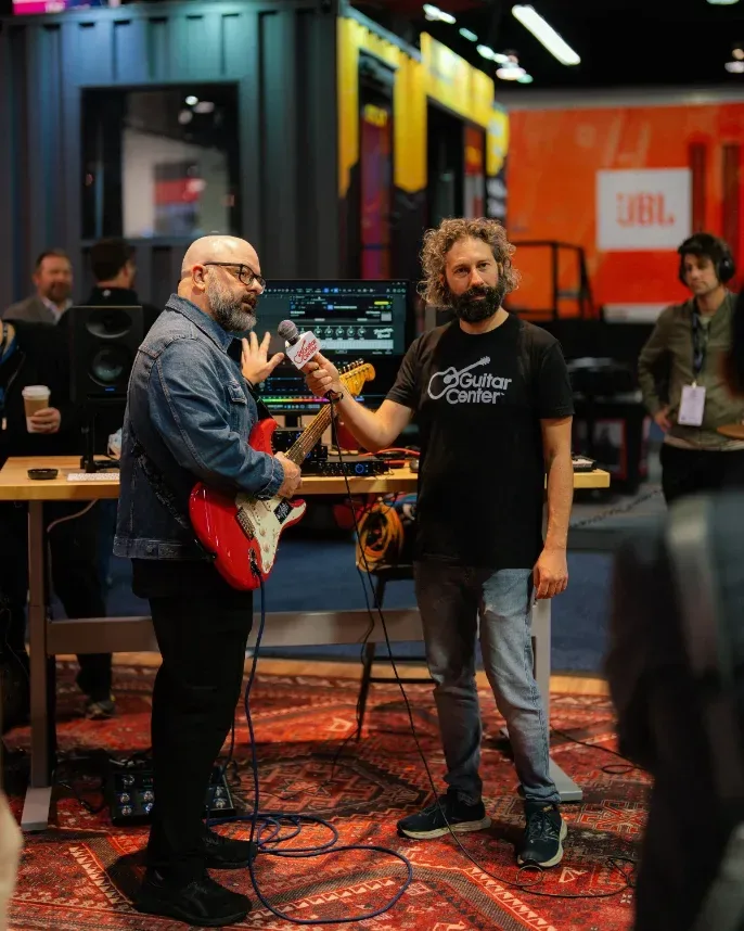 Fender Studio booth at NAMM 2026