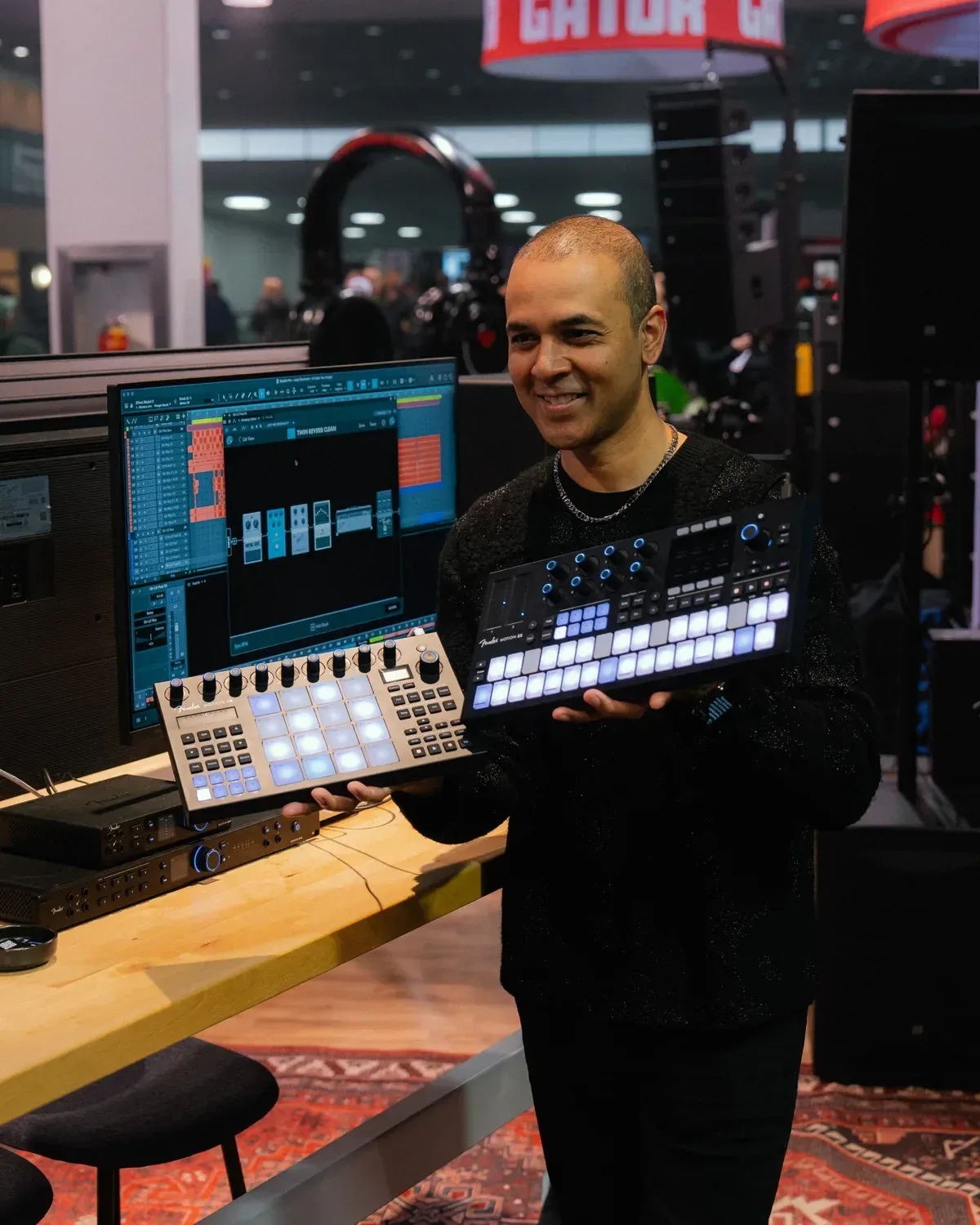 Fender Studio booth at NAMM 2026