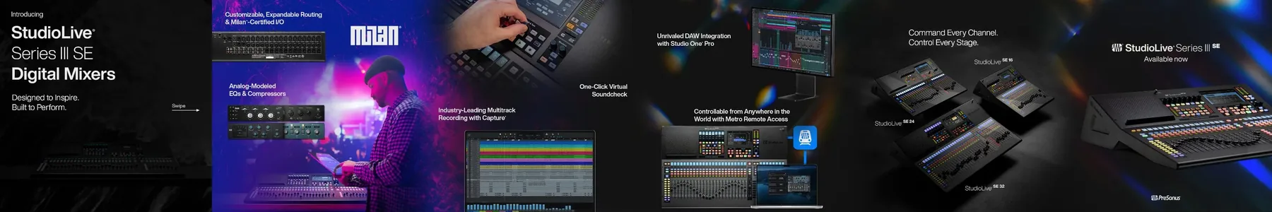 StudioLive SE launch social carousel